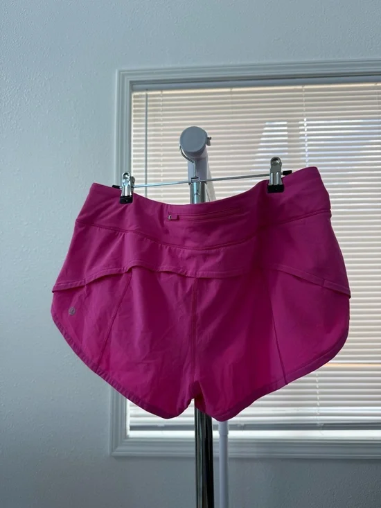 lululemon athletica Sonic Pink speed up Shorts - Picture 2 of 3